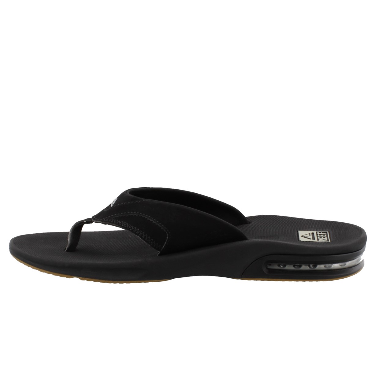 Reef Sandal Fanning Black Silver - Bigfootshoes